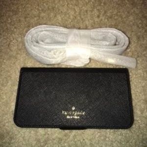 Kate Spade Black Wristlet Wallet Iphone X Case